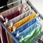 Waeschestaender mit Handtuechern