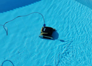 Poolroboter im Pool