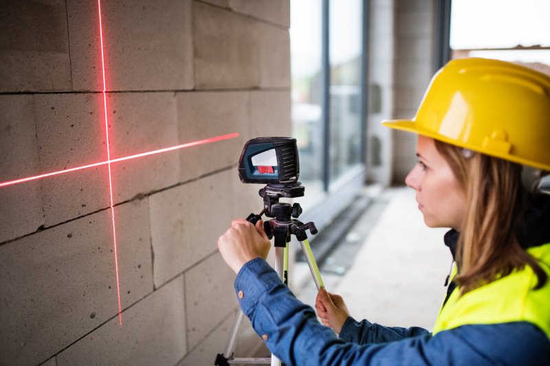 Kreuzlinienlaser Test