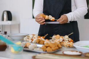 Koch macht Spieße